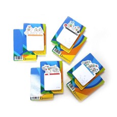 Diecut sticky memo pad with cover - TVB